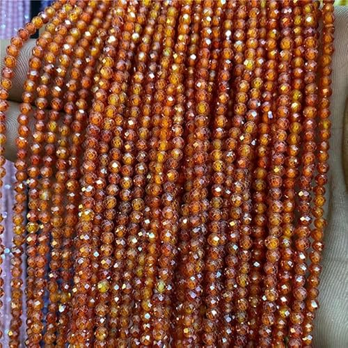 Facettierte natürliche 2–3 mm Steinperlen, Zirkon, Rosenquarz, Amethyst, Rubin, Achat, Rocailles-Perlen zur Schmuckherstellung, Perlenarbeiten, DIY-Zubehör, 6, Zirkonia- Facettierte natürliche 2–3 mm Steinperlen, Zirkon, Rosenquarz, Amethyst, Rubin, Achat, Rocailles-Perlen zur Schmuckherstellung, Perlenarbeiten, DIY-Zubehör, 6, Zirkonia- von TBSKUY