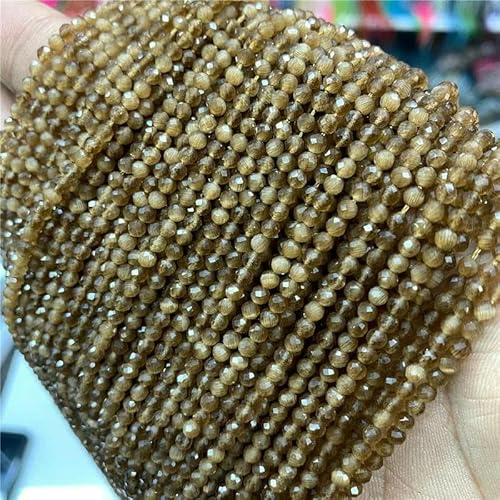Facettierte natürliche 2–3 mm Steinperlen, Zirkon, Rosenquarz, Amethyst, Rubin, Achat, Rocailles-Perlen zur Schmuckherstellung, Perlenarbeiten, DIY-Zubehör – 11. Katzen von TBSKUY
