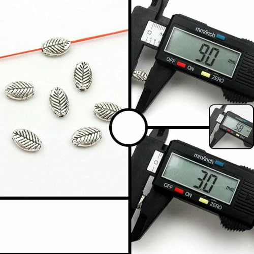 Gemischte tibetisch-silberfarbene Metallperlen mit Blumen- und Blattmotiv für die Herstellung von DIY-Schmuck, Armbändern, Halsketten und Ohrringen, 50 Stück, 53T3, Größe nach Wahl Gemischte tibetisch-silberfarbene Metallperlen mit Blumen- und Blattmotiv für die Herstellung von DIY-Schmuck, Armbändern, Halsketten und Ohrringen, 50 Stück, 53T3, Größe nach Wahl von TBSKUY