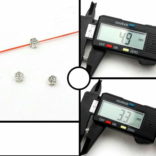 Gemischte tibetisch-silberfarbene Metallperlen mit Blumen- und Blattmotiv für die Herstellung von DIY-Schmuck, Armbändern, Halsketten und Ohrringen, 50 Stück, 55T3, Größe nach Wahl Gemischte tibetisch-silberfarbene Metallperlen mit Blumen- und Blattmotiv für die Herstellung von DIY-Schmuck, Armbändern, Halsketten und Ohrringen, 50 Stück, 55T3, Größe nach Wahl von TBSKUY