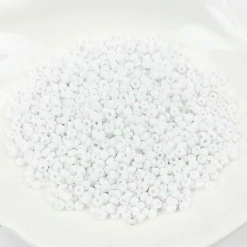 Gold- und Silberfarbene 2 mm 3,0 mm 4,0 mm Kristallglas-Abstandshalterperlen, tschechische Rocailles-Perlen für Schmuck, handgefertigt, DIY – 1–2 mm, 1000 Stück von TBSKUY