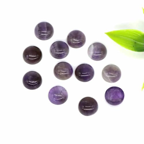 Großhandel 10 mm Naturstein Cabochon Runde flache Rückseite Lose Perlen DIY Schmuck Ring Armband Ohrring Anhänger Halskette Accessorise-Amethyst 1–10 Stück Großhandel 10 mm Naturstein Cabochon Runde flache Rückseite Lose Perlen DIY Schmuck Ring Armband Ohrring Anhänger Halskette Accessorise-Amethyst 1–10 Stück von TBSKUY