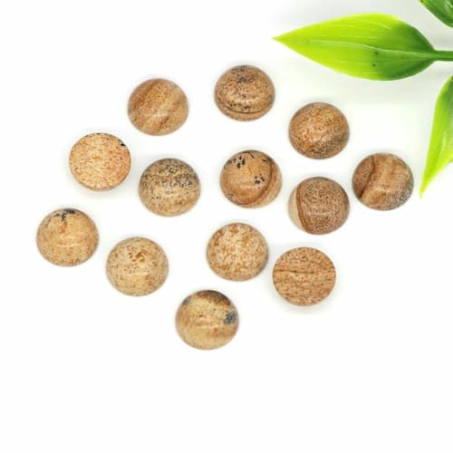 Großhandel 10 mm Naturstein Cabochon Runde flache Rückseite Lose Perlen DIY Schmuck Ring Armband Ohrring Anhänger Halskette Accessorise-Bild Jaspis-10 Stück Großhandel 10 mm Naturstein Cabochon Runde flache Rückseite Lose Perlen DIY Schmuck Ring Armband Ohrring Anhänger Halskette Accessorise-Bild Jaspis-10 Stück von TBSKUY