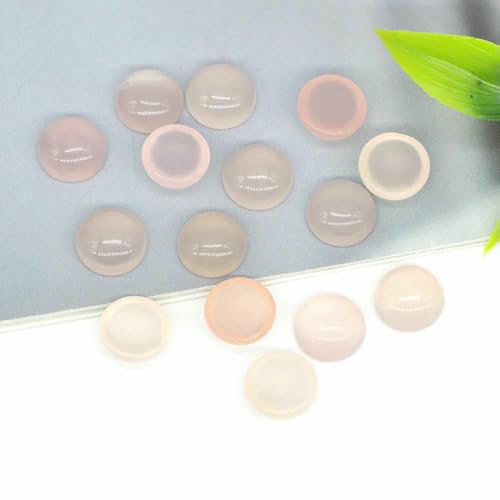 Großhandel 10 mm Naturstein Cabochon Runde flache Rückseite Lose Perlen DIY Schmuck Ring Armband Ohrring Anhänger Halskette Accessorise-Rosa Chalcedon-100 Stück Großhandel 10 mm Naturstein Cabochon Runde flache Rückseite Lose Perlen DIY Schmuck Ring Armband Ohrring Anhänger Halskette Accessorise-Rosa Chalcedon-100 Stück von TBSKUY