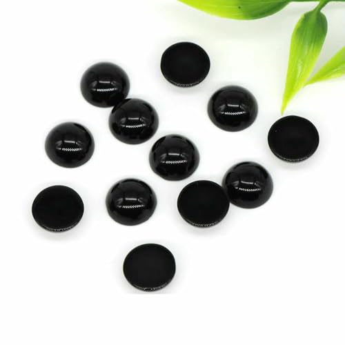 Großhandel 10 mm Naturstein Cabochon Runde flache Rückseite Lose Perlen DIY Schmuck Ring Armband Ohrring Anhänger Halskette Accessorise-Schwarzer Obsidian-50 Stück Großhandel 10 mm Naturstein Cabochon Runde flache Rückseite Lose Perlen DIY Schmuck Ring Armband Ohrring Anhänger Halskette Accessorise-Schwarzer Obsidian-50 Stück von TBSKUY