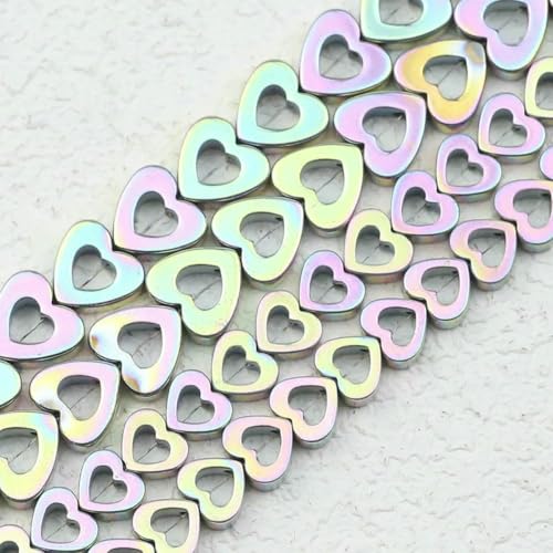 Helle mehrfarbige Hämatit-Steinperlen, 3, 4, 6, 8 mm, flach, rund, Sterne, Herz, quadratisch, lose Abstandsperlen zur Schmuckherstellung, DIY-Armband-HDS521-10 Helle mehrfarbige Hämatit-Steinperlen, 3, 4, 6, 8 mm, flach, rund, Sterne, Herz, quadratisch, lose Abstandsperlen zur Schmuckherstellung, DIY-Armband-HDS521-10 von TBSKUY