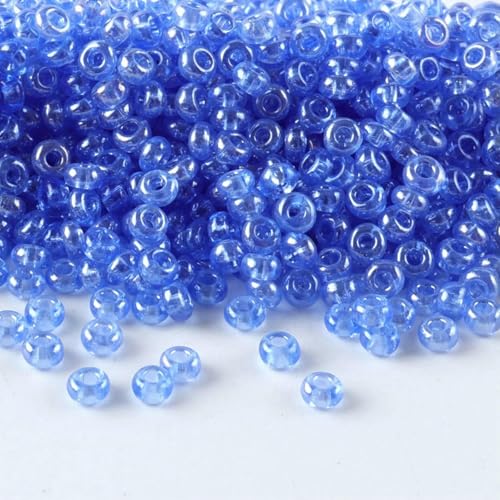 Hochwertiges, transparent glasiertes Rocailles-Perlenzubehör für den Heimgebrauch, CJ 11/0, 10 g/Tube, geeignet für alle Arten von Heimwerkerarbeiten.-CJ-513-2 mm von TBSKUY