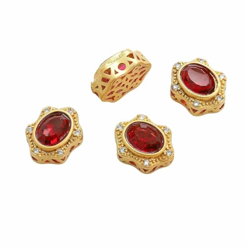 Kupferplattierte, goldfarbene Abstandsperlen aus Glas/Katzenauge, lose Metallperlen, Charms zur Schmuckherstellung, Armbänder, DIY-Zubehör, Stil 09 Kupferplattierte, goldfarbene Abstandsperlen aus Glas/Katzenauge, lose Metallperlen, Charms zur Schmuckherstellung, Armbänder, DIY-Zubehör, Stil 09 von TBSKUY