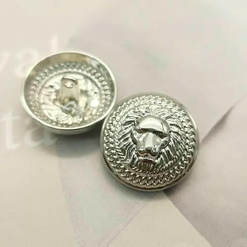 Metallknöpfe, Kronenmuster, golden, britischer College-Stil, Designer, handgefertigt, Luxus-Kleidungsstück, Nähzubehör, DIY-Knöpfe, 6 Stück, 2–20 mm, 6 Stüc von TBSKUY