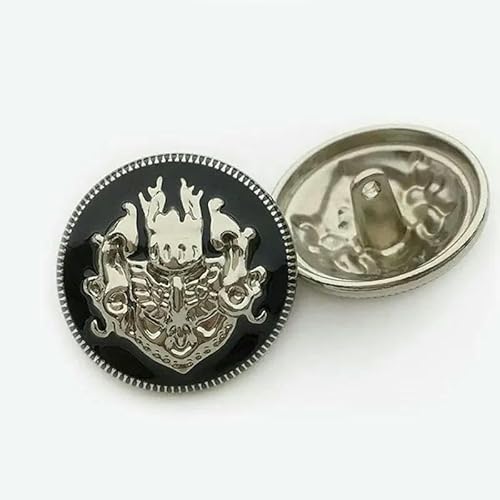 Metallknöpfe, Kronenmuster, golden, britischer College-Stil, Designer, handgefertigt, Luxus-Kleidungsstück, Nähzubehör, DIY-Knöpfe, 6 Stück, 8–20 mm, 6 Stüc Metallknöpfe, Kronenmuster, golden, britischer College-Stil, Designer, handgefertigt, Luxus-Kleidungsstück, Nähzubehör, DIY-Knöpfe, 6 Stück, 8–20 mm, 6 Stüc von TBSKUY