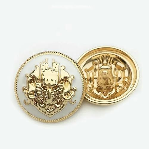 Metallknöpfe, Kronenmuster, golden, britischer College-Stil, Designer, handgefertigt, Luxus-Kleidungsstück, Nähzubehör, DIY-Knöpfe, 6 Stück, 9–15 mm, 6 Stüc Metallknöpfe, Kronenmuster, golden, britischer College-Stil, Designer, handgefertigt, Luxus-Kleidungsstück, Nähzubehör, DIY-Knöpfe, 6 Stück, 9–15 mm, 6 Stüc von TBSKUY