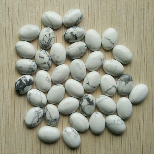 Mode naturstein gemischt Oval CAB CABOCHON perlen für Schmuck & Kleidung Zubehör 13x18mm großhandel 30 teile/los-weiß türkis Mode naturstein gemischt Oval CAB CABOCHON perlen für Schmuck & Kleidung Zubehör 13x18mm großhandel 30 teile/los-weiß türkis von TBSKUY
