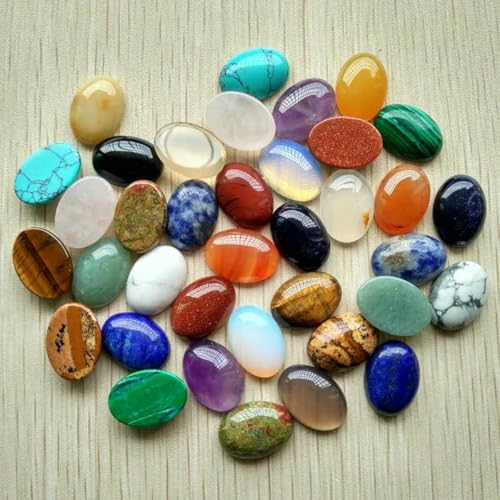 Mode naturstein gemischten Oval CAB CABOCHON perlen für Schmuck & Kleidung Zubehör 13x18mm großhandel 30 teile/los-Mixed Mode naturstein gemischten Oval CAB CABOCHON perlen für Schmuck & Kleidung Zubehör 13x18mm großhandel 30 teile/los-Mixed von TBSKUY