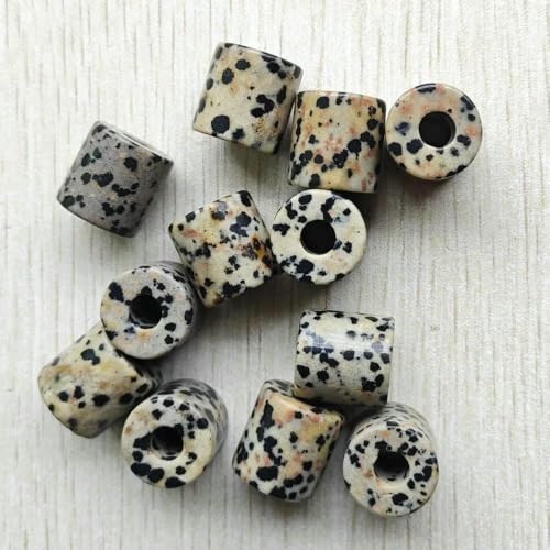 Mode naturstein großes loch gemischt zylinderform perlen 16mm x 16mm für schmuck zubehör machen 12 stücke-spot stein Mode naturstein großes loch gemischt zylinderform perlen 16mm x 16mm für schmuck zubehör machen 12 stücke-spot stein von TBSKUY