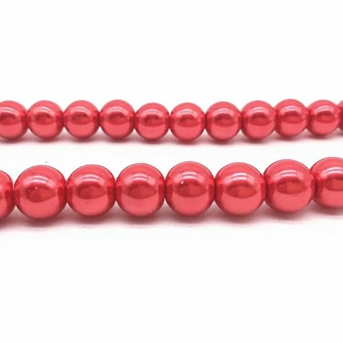 NEU 4/6/8/10 mm runde Perlen, lose Glasperlen, Abstandsperlen für die Schmuckherstellung, DIY, handgefertigtes Armbandzubehör, 02–4,0 mm (100 Stück) von TBSKUY