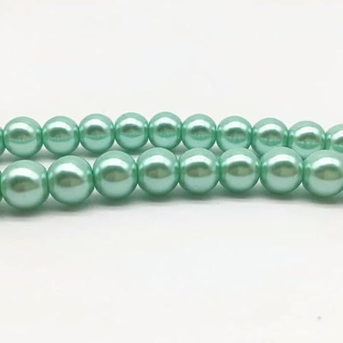 NEU 4/6/8/10 mm runde Perlen, lose Glasperlen, Abstandsperlen für die Schmuckherstellung, DIY, handgefertigtes Armbandzubehör, 04–10 mm (20 Stück) von TBSKUY