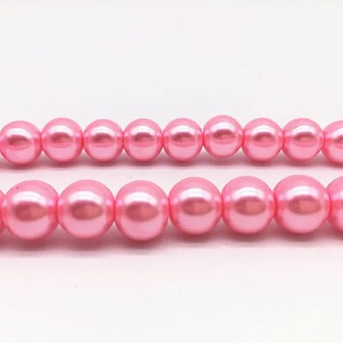 NEU 4/6/8/10 mm runde Perlen, lose Glasperlen, Abstandsperlen für die Schmuckherstellung, DIY, handgefertigtes Armbandzubehör, 11–4,0 mm (100 Stück) von TBSKUY
