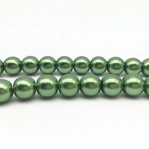 NEU 4/6/8/10 mm runde Perlen, lose Glasperlen, Abstandsperlen für die Schmuckherstellung, DIY, handgefertigtes Armbandzubehör, 20–8 mm (30 Stück) von TBSKUY