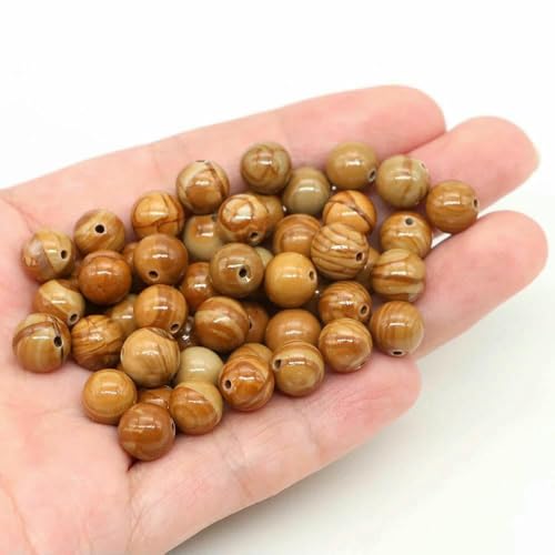 Natürliche Citrin-Steinperle zur Schmuckherstellung, glatter, runder Edelstein, DIY-Perlen für Armband-Halskettenzubehör, 4, 6, 8, 10 mm, Serpeggiante, 6 mm, 56–60 Stück Natürliche Citrin-Steinperle zur Schmuckherstellung, glatter, runder Edelstein, DIY-Perlen für Armband-Halskettenzubehör, 4, 6, 8, 10 mm, Serpeggiante, 6 mm, 56–60 Stück von TBSKUY