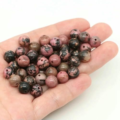 Natürliche Citrin-Steinperle zur Schmuckherstellung, glatter, runder Edelstein, DIY-Perlen für Armband- und Halskettenzubehör, 4, 6, 8, 10 mm, Schwarzer Rhodonit, 4,0 mm, 85 bis 90 Stück Natürliche Citrin-Steinperle zur Schmuckherstellung, glatter, runder Edelstein, DIY-Perlen für Armband- und Halskettenzubehör, 4, 6, 8, 10 mm, Schwarzer Rhodonit, 4,0 mm, 85 bis 90 Stück von TBSKUY