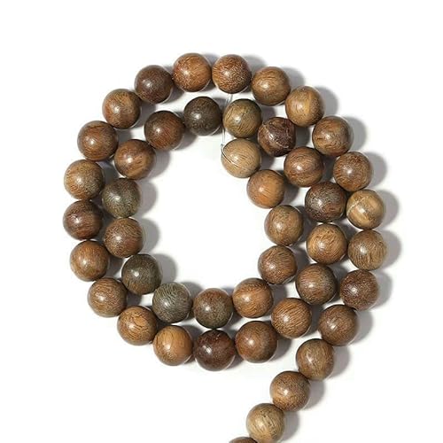 Natürliche Holzperlen, rund, oval, Abstandsperlen, Holzperlen für Schmuck, Armbänder, Halsketten, DIY-Charm, Rosenkranz, Kugelzubehör-T7758LBN08- von TBSKUY