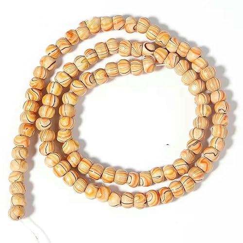 Natürliche Holzperlen, rund, oval, Abstandsperlen aus Holz für Schmuck, Armbänder, Halsketten, DIY-Charm, Rosenkranz, Kugelzubehör-T7464TY06- von TBSKUY