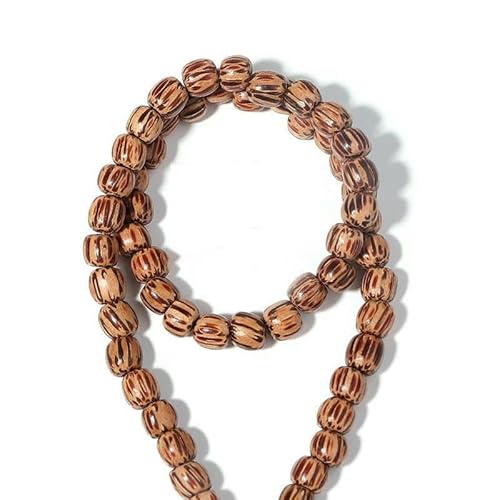 Natürliche Holzperlen, rund, oval, Abstandsperlen aus Holz für Schmuck, Armbänder, Halsketten, DIY-Charm, Rosenkranz, Kugelzubehör-T7469BW07- von TBSKUY