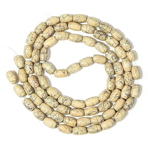 Natürliche Holzperlen, rund, oval, Abstandsperlen aus Holz für Schmuck, Armbänder, Halsketten, DIY-Charm, Rosenkranz, Kugelzubehör-T7583BE12X8- von TBSKUY