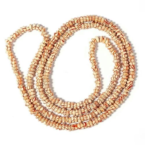 Natürliche Holzperlen, rund, oval, Abstandsperlen aus Holz für Schmuck, Armbänder, Halsketten, DIY-Charm, Rosenkranz, Kugelzubehör-T7588MI3X6- von TBSKUY