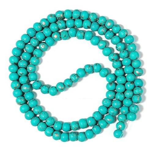 Natürliche Holzperlen, rund, oval, Abstandsperlen aus Holz für Schmuck, Armbänder, Halsketten, DIY-Charm, Rosenkranz, Kugelzubehör-T7865BU08- von TBSKUY