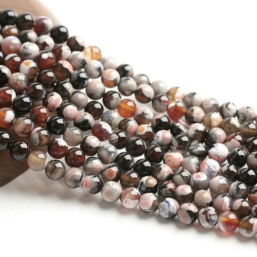Naturstein 4 6 8 10 12 mm rund Tigerauge Amethyst Achat Jade Stein Abstandshalter Perle für Schmuckherstellung DIY Armband Handarbeit-Orange Feuerachat-10 mm ca. 35 Stück Naturstein 4 6 8 10 12 mm rund Tigerauge Amethyst Achat Jade Stein Abstandshalter Perle für Schmuckherstellung DIY Armband Handarbeit-Orange Feuerachat-10 mm ca. 35 Stück von TBSKUY