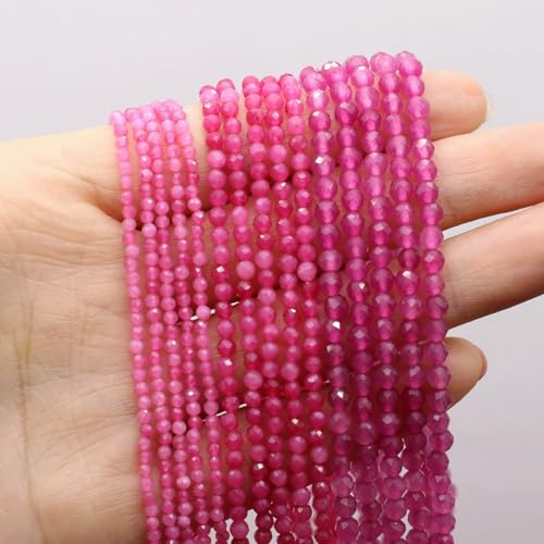 Natursteinperle, facettiert, rosa Turmalin, Edelstein-Isolationsperlen, lose Perlen zur Schmuckherstellung, DIY-Halsketten, Armbandzubehör, rosa Turmalin, 4,0 mm Natursteinperle, facettiert, rosa Turmalin, Edelstein-Isolationsperlen, lose Perlen zur Schmuckherstellung, DIY-Halsketten, Armbandzubehör, rosa Turmalin, 4,0 mm von TBSKUY