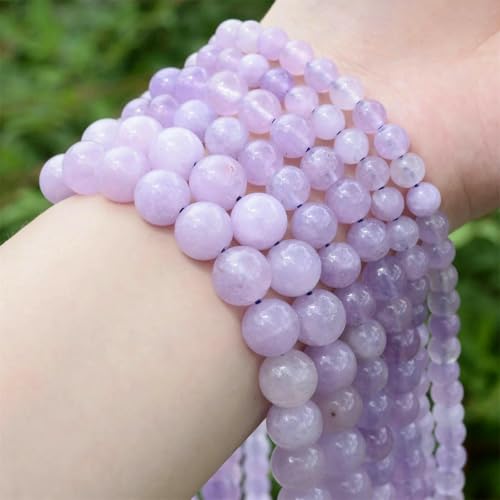 Natursteinperlen, 4, 6, 8, 10 mm, Aquamarin, Lava, Türkis, Achat, Quarz, Jaspis, Kristalle, Perlen zur Schmuckherstellung, DIY-Halskette – Helle Amethystperlen – 4,0 mm, 89 bis 91 Stück Natursteinperlen, 4, 6, 8, 10 mm, Aquamarin, Lava, Türkis, Achat, Quarz, Jaspis, Kristalle, Perlen zur Schmuckherstellung, DIY-Halskette – Helle Amethystperlen – 4,0 mm, 89 bis 91 Stück von TBSKUY
