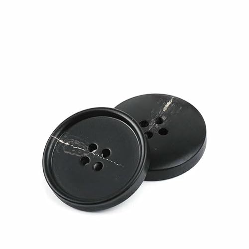 Neue 10 Stück Harzknöpfe mit 4 Löchern, Nähzubehör, Größe komplett für Kleidung, dekorative Knöpfe, handgefertigt, DIY-NK048-19-20 mm von TBSKUY
