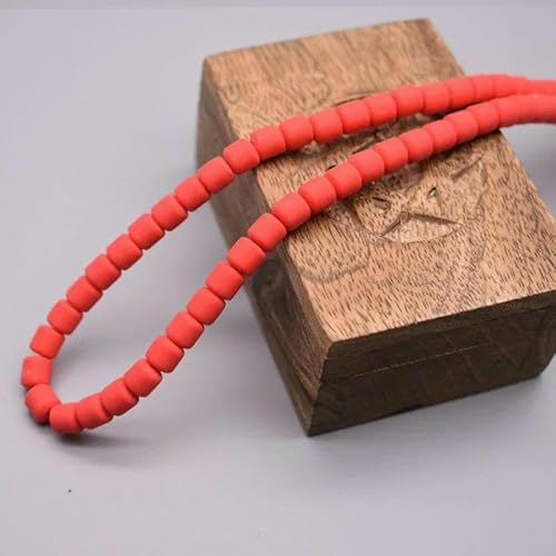 Neue 6 mm 60 Stück/Los Farbfass Polymer Clay Perlen Rohr Spacer Perlen für Schmuckherstellung DIY handgefertigtes Armband Zubehör-1-6 mm 60 Stück Menge von TBSKUY