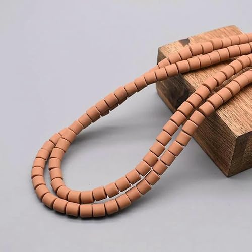 Neue 6 mm 60 Stück/Los Farbfass Polymer Clay Perlen Rohr Spacer Perlen für Schmuckherstellung DIY handgefertigtes Armband Zubehör-26-6 mm 60 Stück Menge von TBSKUY