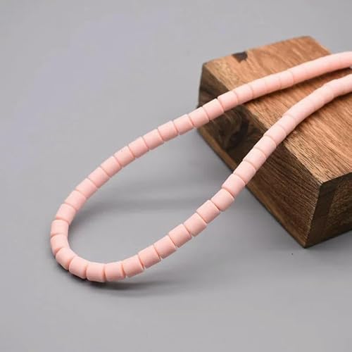 Neue 6 mm 60 Stück/Los Farbfass Polymer Clay Perlen Rohr Spacer Perlen für Schmuckherstellung DIY handgefertigtes Armband Zubehör-6-6 mm 60 Stück Menge von TBSKUY