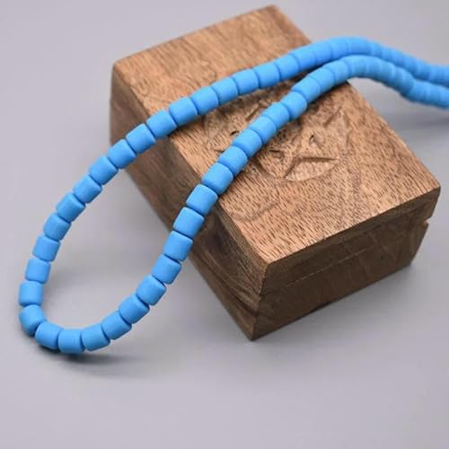 Neue 6 mm 60 Stück/Los Farbfass Polymer Clay Perlen Rohr Spacer Perlen für Schmuckherstellung DIY handgefertigtes Armband Zubehör-8-6 mm 60 Stück Menge von TBSKUY