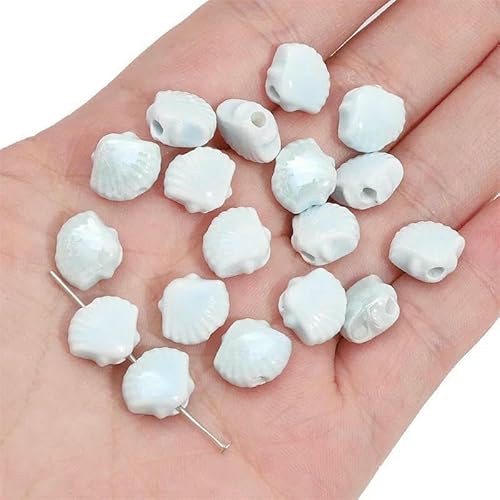 Niedliche handgefertigte Keramik-Porzellan-Kaninchen- -Perlen für Ohrringe, Halsketten, Armbänder, DIY-Schmuck, Bastelzubehör, 27, 2 Stück von TBSKUY