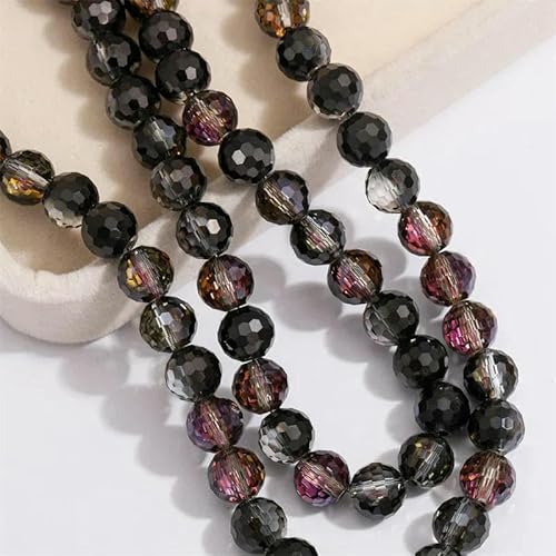 Österreichische transparente Kugelperle mit 96 Flächen, Kristallglas, lose Perlen für die Schmuckherstellung, DIY-Armband, Halskette, Ohrringe, 6/8/10 mm, 50 Stück, 77–6 Österreichische transparente Kugelperle mit 96 Flächen, Kristallglas, lose Perlen für die Schmuckherstellung, DIY-Armband, Halskette, Ohrringe, 6/8/10 mm, 50 Stück, 77–6 von TBSKUY