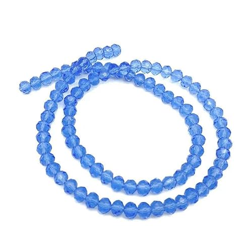 Rondelle, 2 3 4 6 8 mm, facettierte Kristallperlen, lose Abstandshalter, Glasperlen zur Schmuckherstellung, DIY-Ohrring-Armbänder, Zubehör-c21-2 mm, ca. 170 Stück von TBSKUY