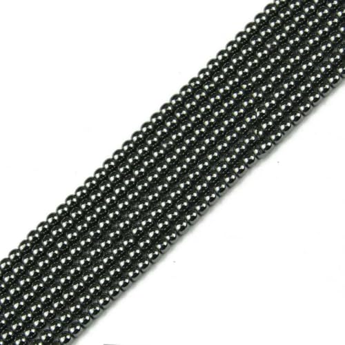 Runde Hämatitperlen, 2/3/4/6/8/10 mm, Naturstein, 14 Karat Gold, lose Perlen, Kugel, Schmuck, Armbänder, Herstellung von DIY-Zubehör, SSS-Schwarz, 2 mm, 300 Stück Runde Hämatitperlen, 2/3/4/6/8/10 mm, Naturstein, 14 Karat Gold, lose Perlen, Kugel, Schmuck, Armbänder, Herstellung von DIY-Zubehör, SSS-Schwarz, 2 mm, 300 Stück von TBSKUY