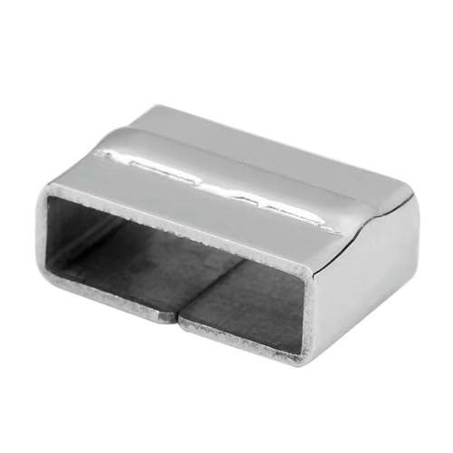 Stück/Los Edelstahl gebogene Rohrperlen Metall Vierkantrohr Abstandshalter Perlenverbinder Quetschperlen für DIY Schmuckherstellung Armband-3x10mm_b Stück/Los Edelstahl gebogene Rohrperlen Metall Vierkantrohr Abstandshalter Perlenverbinder Quetschperlen für DIY Schmuckherstellung Armband-3x10mm_b von TBSKUY