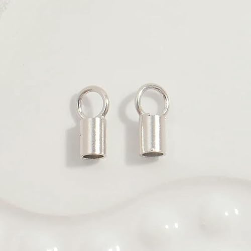 Stück/Los S925 Sterling Silber Durchmesser 1/2/3,0 mm Endkappen Verschluss Lederband Crimpkappen Verschlüsse für Armbänder Halskettenherstellung SK64-Platin-Durchmesser 3,0 mm Stück/Los S925 Sterling Silber Durchmesser 1/2/3,0 mm Endkappen Verschluss Lederband Crimpkappen Verschlüsse für Armbänder Halskettenherstellung SK64-Platin-Durchmesser 3,0 mm von TBSKUY