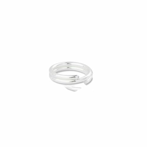 Stück echtes massives 925er Sterlingsilber, doppelt offene Biegeringe, Spaltring zur Herstellung von Schlüsselanhängern, Schmuckzubehör, 5 mm Stück echtes massives 925er Sterlingsilber, doppelt offene Biegeringe, Spaltring zur Herstellung von Schlüsselanhängern, Schmuckzubehör, 5 mm von TBSKUY