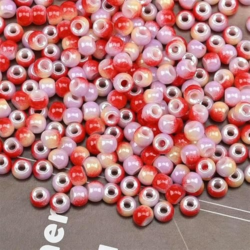 Tschechische Mini-Glasperlen, einheitlich, 4,0 mm, dreifarbig plattiert, kleine Bastelperlen für die Herstellung von DIY-Schmuck, Kleidungsstücken, Zubehör, 130 Stück/Packung, S2303, 4,0 mm, 130 Stü Tschechische Mini-Glasperlen, einheitlich, 4,0 mm, dreifarbig plattiert, kleine Bastelperlen für die Herstellung von DIY-Schmuck, Kleidungsstücken, Zubehör, 130 Stück/Packung, S2303, 4,0 mm, 130 Stü von TBSKUY