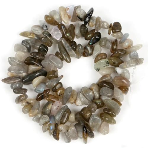 Unregelmäßige Freeform-Chip-Kiesperlen, Naturstein, Amethyste, Tigerauge-Perlen zur Schmuckherstellung, 3–5–8–12 mm, DIY-Halskette, 40,6 cm, Labradorit, 5–8 mm, 40,6 cm Unregelmäßige Freeform-Chip-Kiesperlen, Naturstein, Amethyste, Tigerauge-Perlen zur Schmuckherstellung, 3–5–8–12 mm, DIY-Halskette, 40,6 cm, Labradorit, 5–8 mm, 40,6 cm von TBSKUY