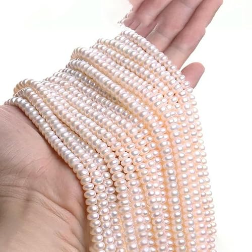 Unregelmäßige natürliche barocke Süßwasserperlen, Stern, Zahnstocher, Blumen-Abstandshalter, für die Schmuckherstellung, DIY-Halsketten, Armbänder, 6–7 Brot 5A von TBSKUY