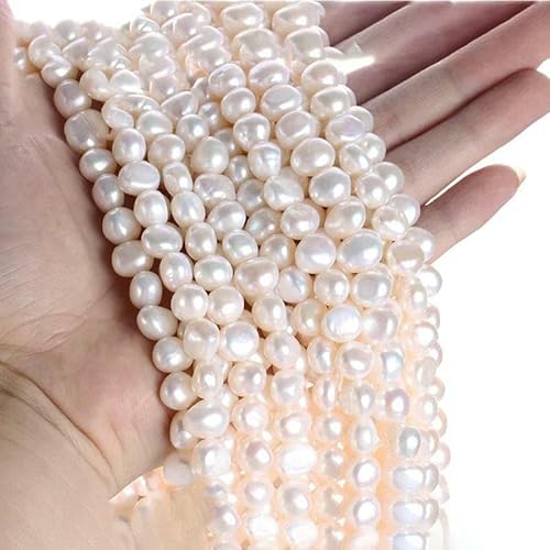 Unregelmäßige natürliche barocke Süßwasserperlen, Stern, Zahnstocher, Blumen-Abstandshalter, für die Schmuckherstellung, DIY-Halsketten und Armbänder, 10–11 Zhongkong von TBSKUY