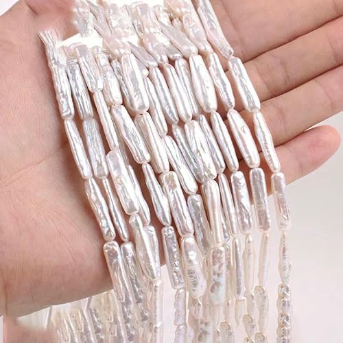 Unregelmäßige natürliche barocke Süßwasserperlen, Stern-Zahnstocher, Blumen-Abstandshalter, für die Schmuckherstellung, DIY-Halsketten, Armbänder, langer Stab, 7024 Unregelmäßige natürliche barocke Süßwasserperlen, Stern-Zahnstocher, Blumen-Abstandshalter, für die Schmuckherstellung, DIY-Halsketten, Armbänder, langer Stab, 7024 von TBSKUY